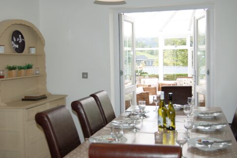 Glan Yr Afon Holiday Home with hot tub