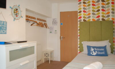 Room Seven with private shower-room Saint Cadfan’s Lodge