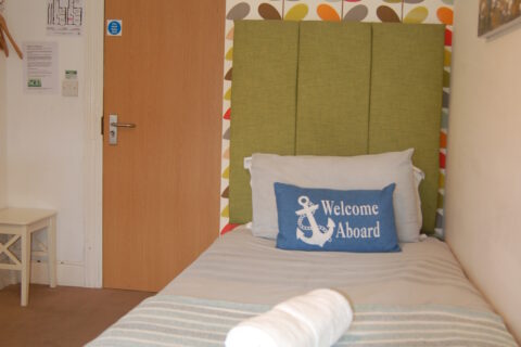 Room Seven with private shower-room Saint Cadfan’s Lodge