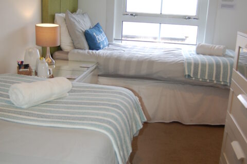 Room Seven with private shower-room Saint Cadfan’s Lodge